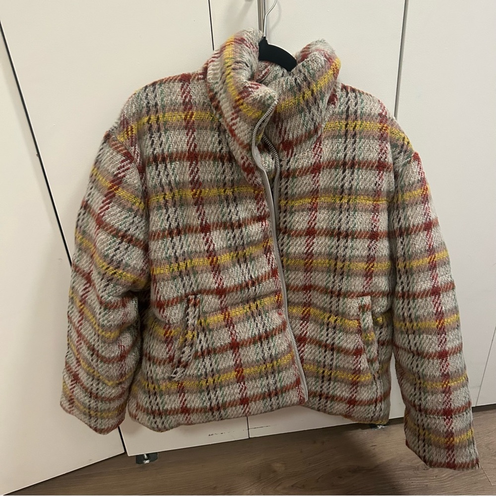 Plaid Wool Jacket